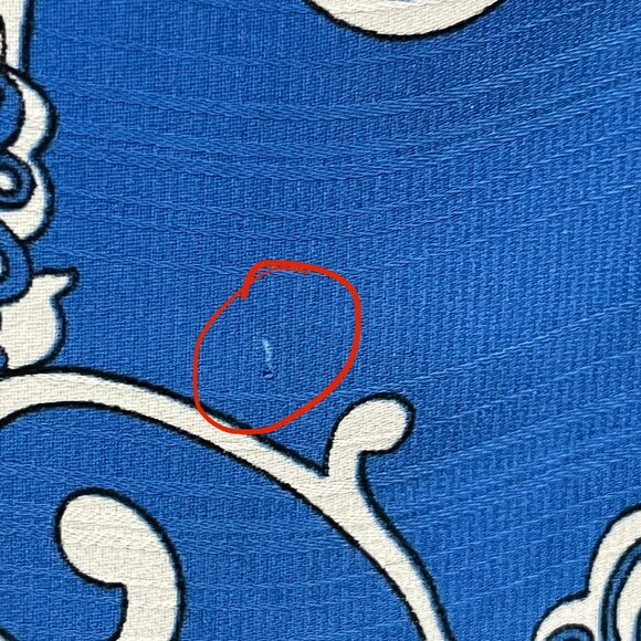 Diane Freis Womens Vintage Chiffon Tunic OS Sheer Resort Island Cruise Button Up - Picture 8 of 10